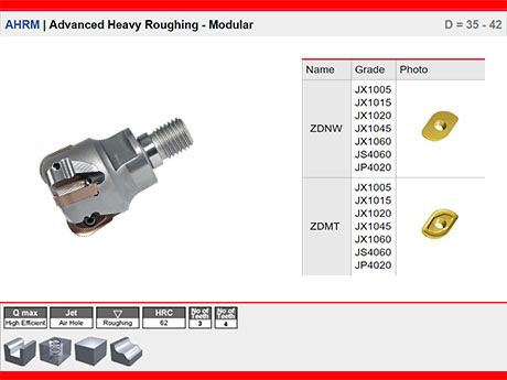 AHRM | Advanced Heavy Roughing - Modular D = 35 - 42
