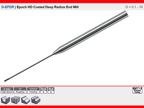 D-EPDR | Epoch HD Diamond Kaplamal Karbr Ke Rads Freze Grafit in D = 0.1 - 10