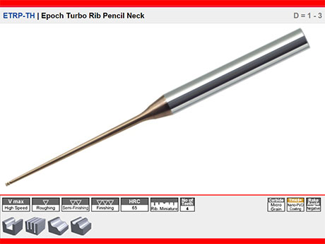 ETRP | Epoch Turbo Konik Boyunlu Y�ksek H�z Feder Freze  D = 1 - 3