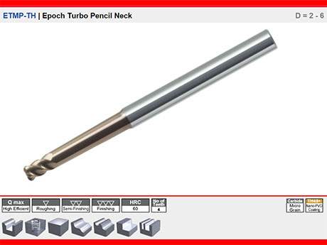 ETMP | Epoch Turbo Konik Boyunlu Feder Freze  D = 2 - 6