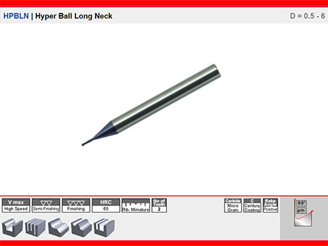 HPBLN | Hyper Uzun aft Kre Rads Karbr Freze D = 0.5 - 6