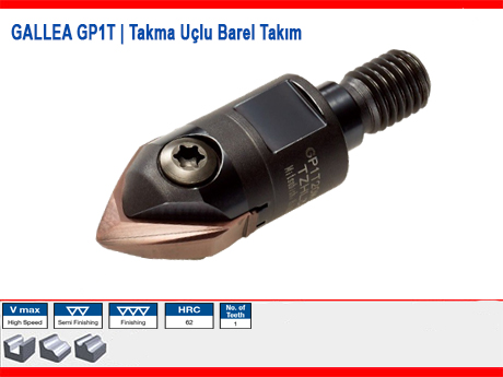 GALLEA GP1T |Yksek Verimli Fini in Takma Ulu zel Formlu Barel Takm Serisi D=12 - 30